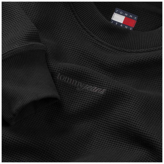 Tommy Hilfiger Ανδρικό φούτερ Relax Waffle Script Crew